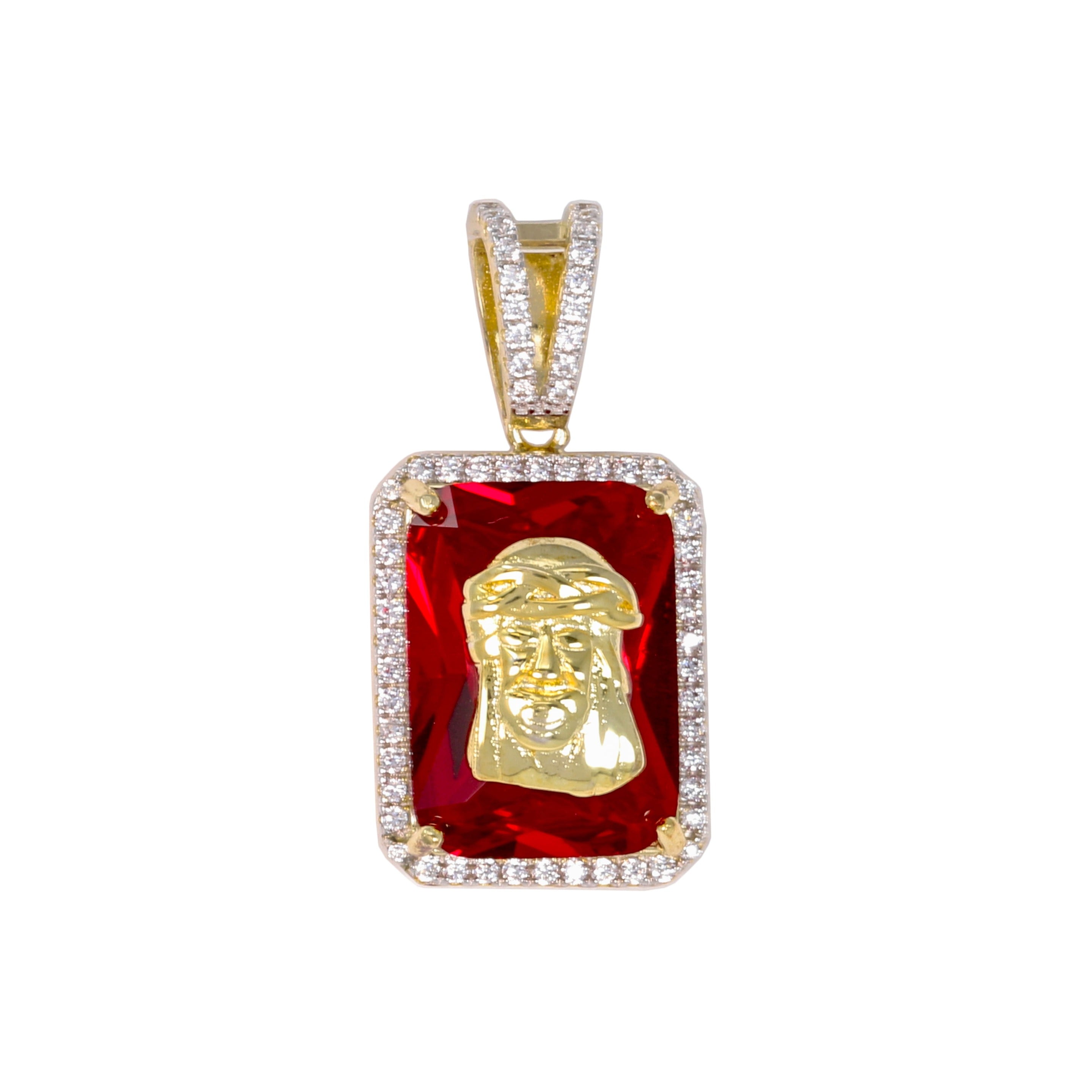 Mini Jesus Color Stone Red - BCH-1104*