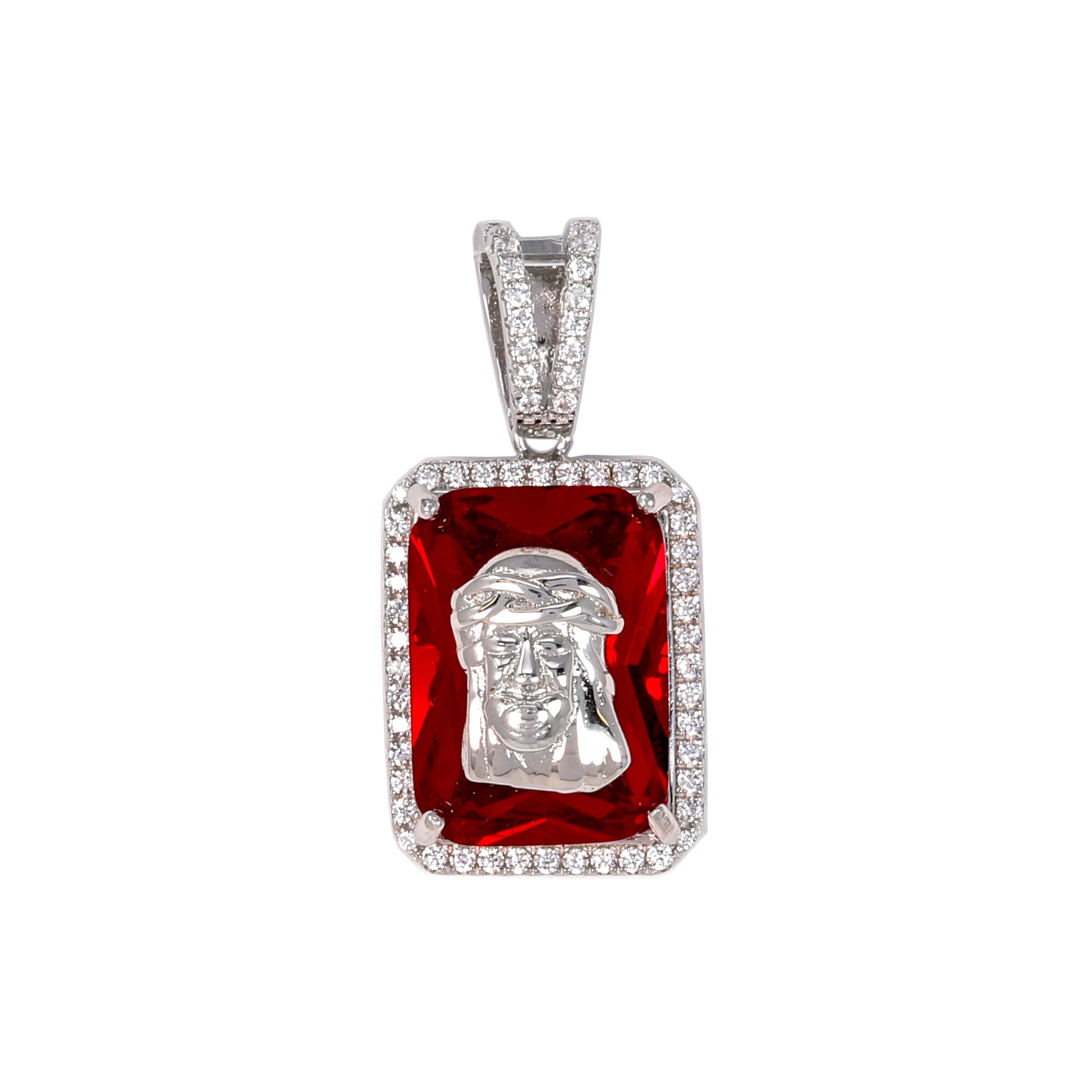 Mini Jesus Color Stone Red - BCH-1104*