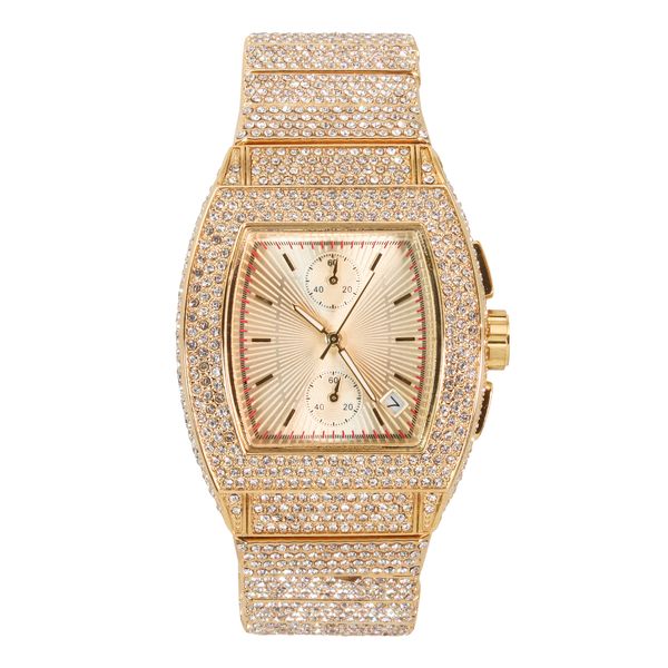 Fully Iced Out Dial Watch - 10036 MB